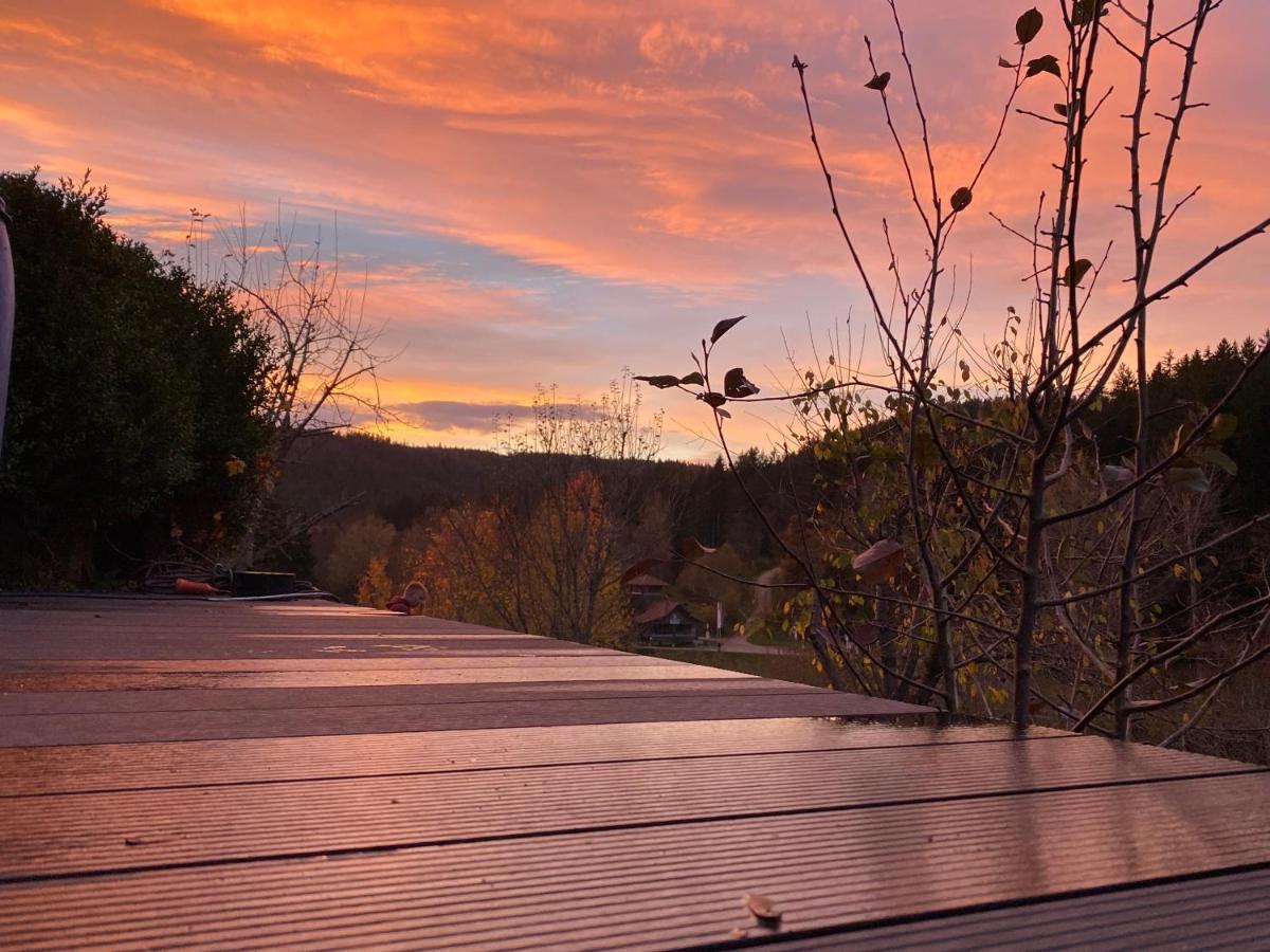 Haus Adler - Komplettes Ferienhaus Am Badesee Erzgrube ภายนอก รูปภาพ